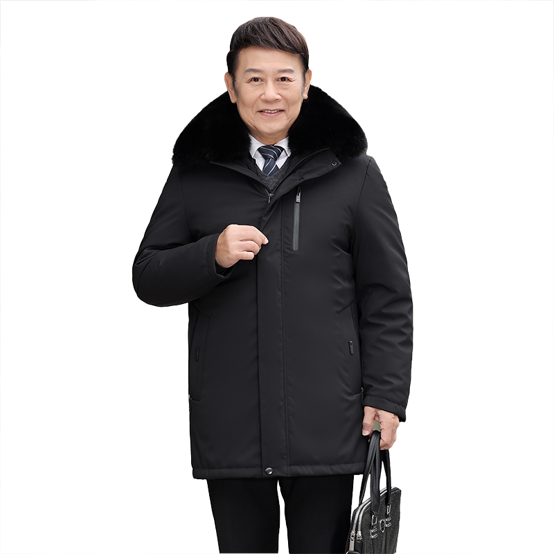 雅鹿爸爸一衣三穿羽绒服