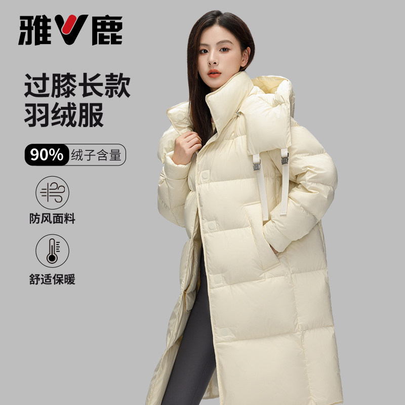 雅鹿26冬季新品面包2.0女加长款