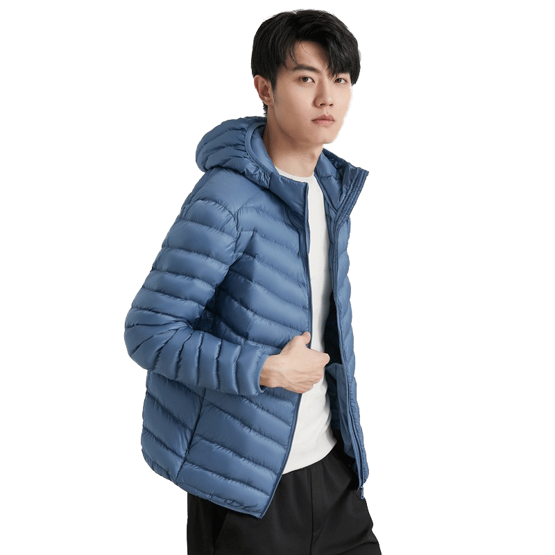雅鹿男款2021年轻薄羽绒服