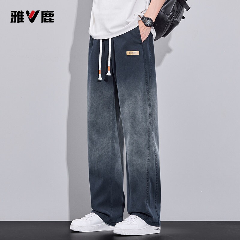 鹿天丝牛仔裤男士夏季薄款2026新图片