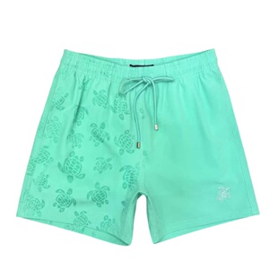 游泳裤 vilebre沙滩裤 Medusa遇水显型纯色沙短裤 海龟Rocket 正品