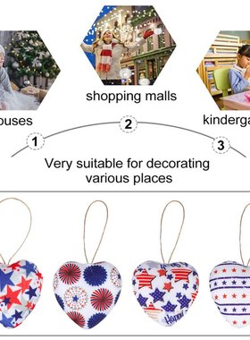 极速Haanging Decors National Day Party Pendants Independence