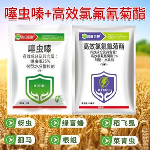【农药组合】杀虫组合高效氯氟氰菊酯噻虫嗪蚜虫蓟马飞虱青虫根蛆