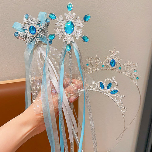 皇冠头饰女童公主套装小女孩