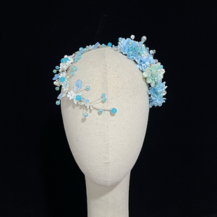 新款胶州秧歌傣族古典舞蹈百搭民间舞扇子舞艺考独舞舞台演出头饰