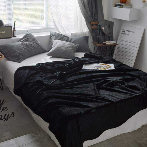 新品luxury fleece blanket sofa couch Throws warmT winter qui
