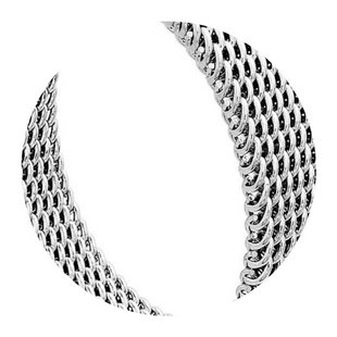 Steel Mesh Band Wide Stainless 6mm Size Hot Ring 1PC