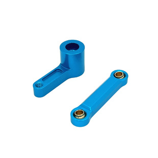 美嘉欣 1/7 7303 遥控车零配件 金属升级 25T舵机臂 舵机转向拉杆