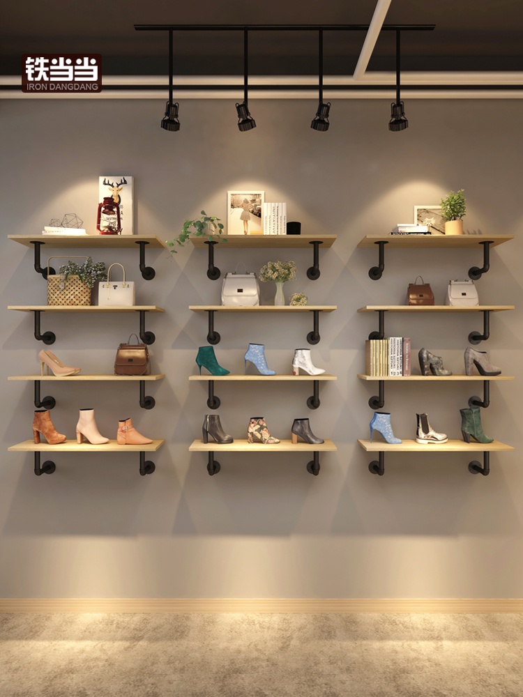 包包架鞋店鞋架展示架多层壁挂式服装店鞋包架创意上墙置物陈列.