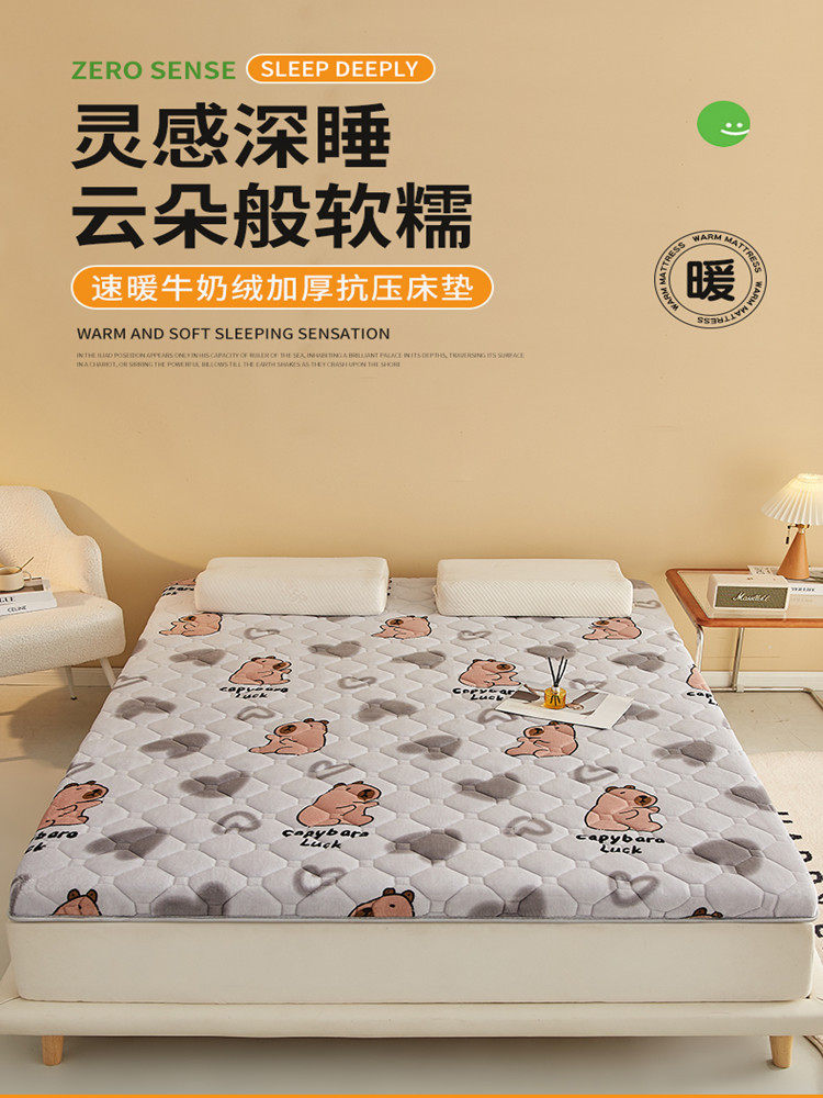 牛奶丝绒床垫加厚地板垫学生宿舍床垫儿童幼儿园拼接床垫榻榻米垫,床上用品,床垫/床褥/床护垫/榻榻米床垫,淘宝优惠券,粉丝福利购,淘宝优惠卷