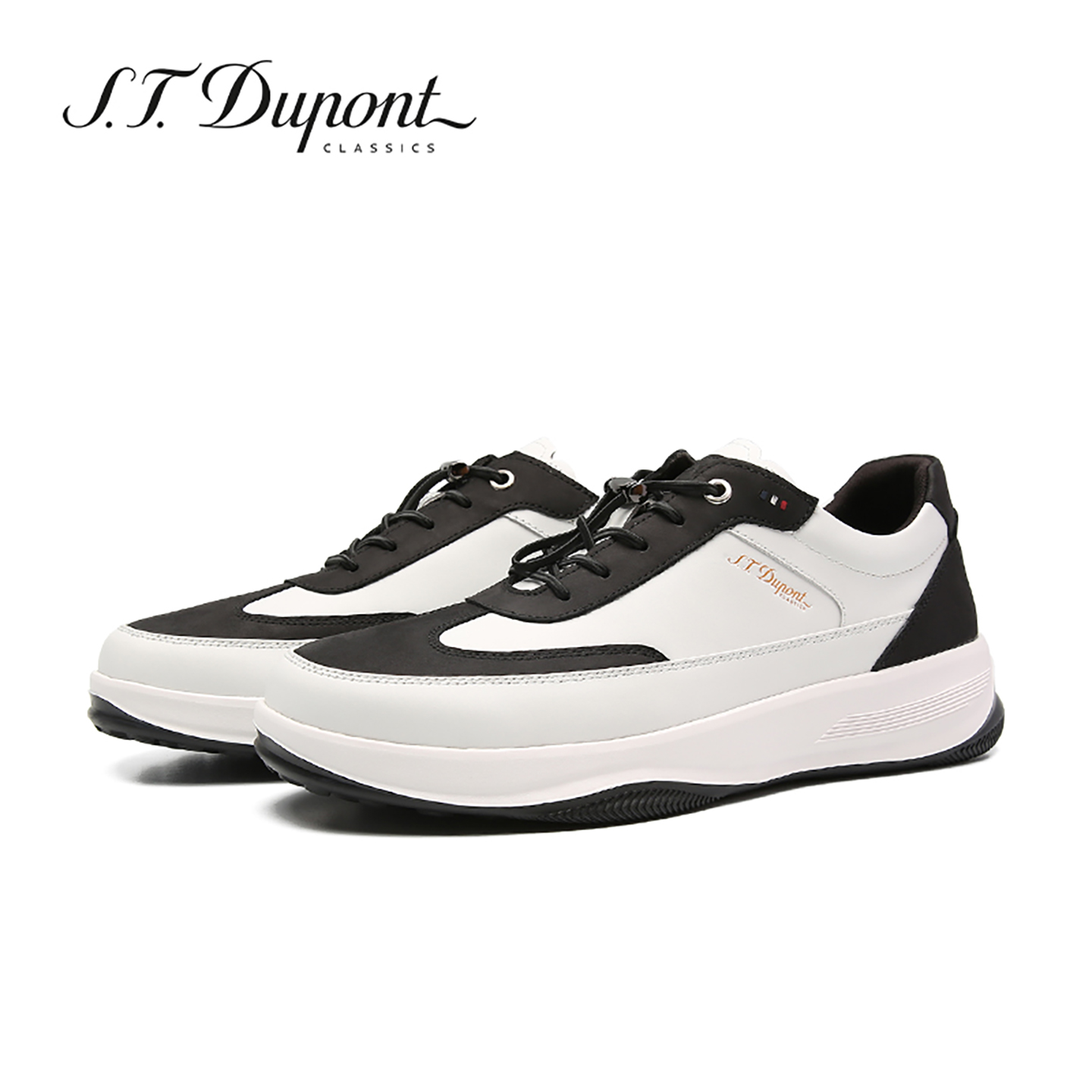 都彭男鞋新款运动鞋真皮透气