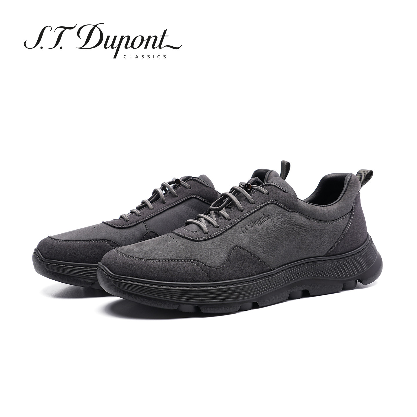 S.T. Dupont/都彭男士真皮运动休闲鞋软底百搭透气男鞋G35160810