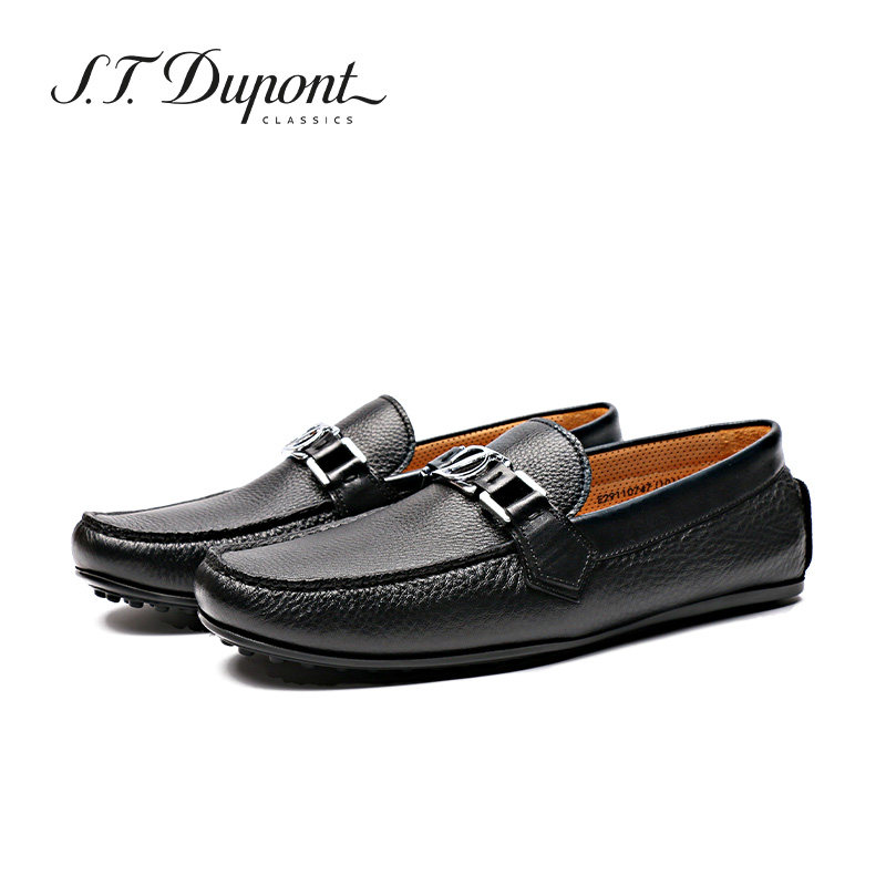 S.T.Dupont/都彭真皮豆豆鞋一脚蹬商务男士牛皮乐福皮鞋E29110747