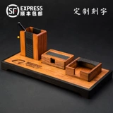 Календарь из натурального дерева, держатель для ручек, универсальная деревянная коробка для хранения для визитных карточек с гравюрой, делается под заказ, подарок на день рождения