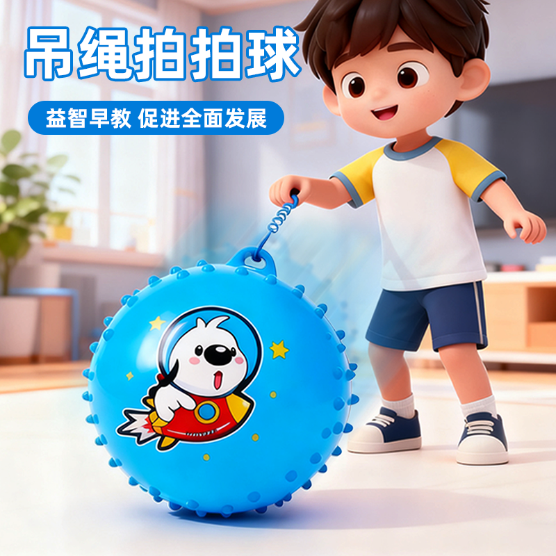 【感统训练增强体质】吊绳按摩球