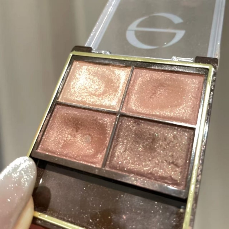 【保税】日本EXCEL四色眼影盘大地珠光闪粉秋冬自然粉棕日常通勤