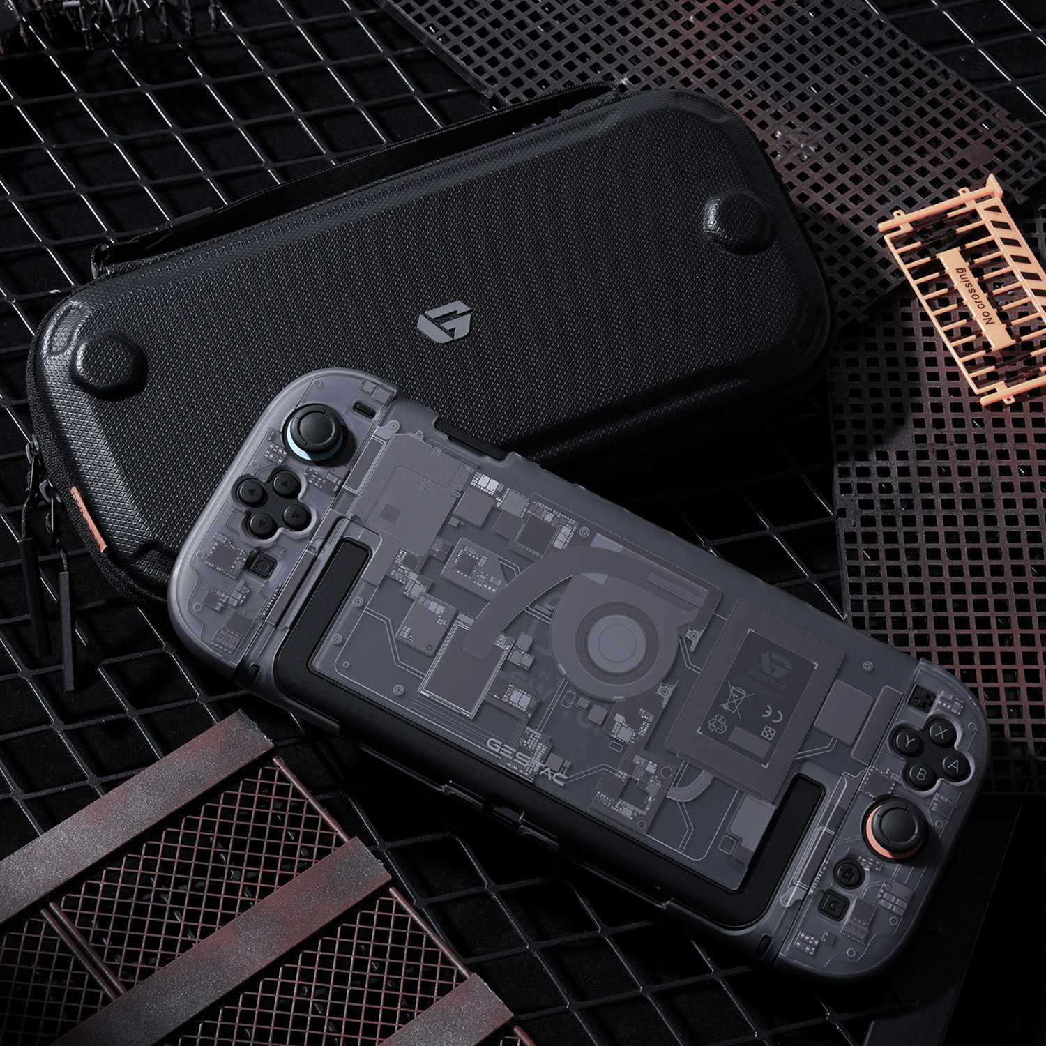 新款Switch2保护壳NS2代收纳包套装硬壳黑色PC材质原创图案防磨抗摔数字核心男生主机游戏机配件2026新款