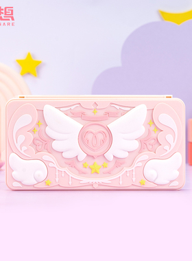 极想星翼物语Switch2卡盒游戏卡带收纳盒TF卡磁吸20位大容量可爱卡通NS少女心粉色OLED主机游戏配件原创新品