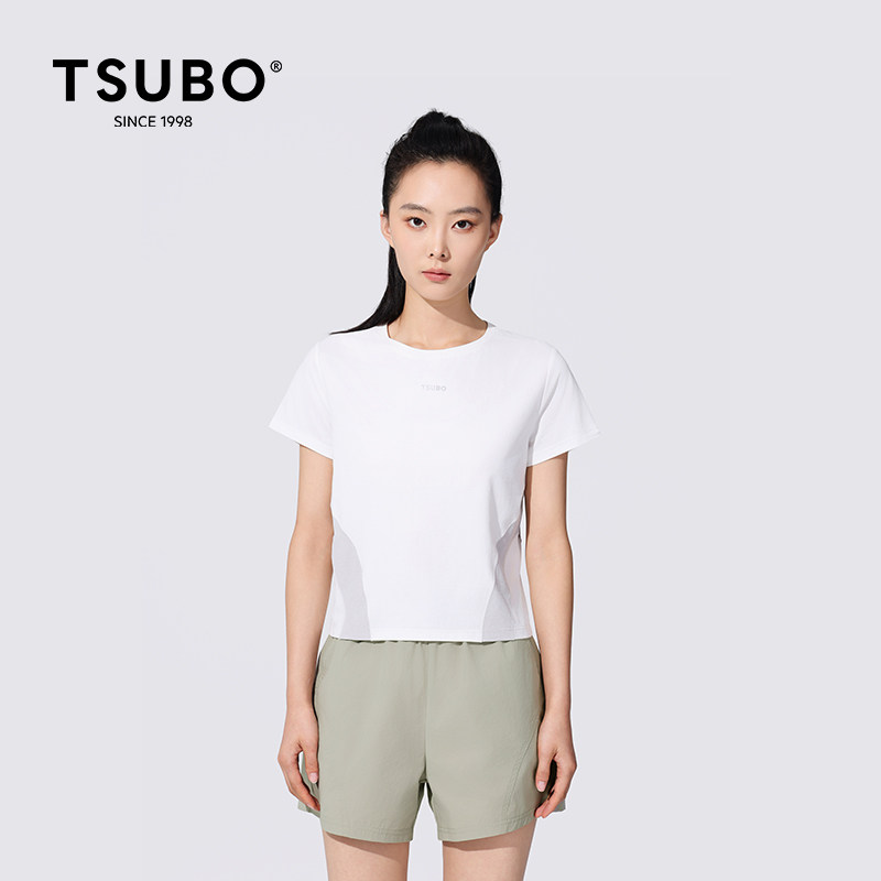 TSUBO分割线设计短袖T恤