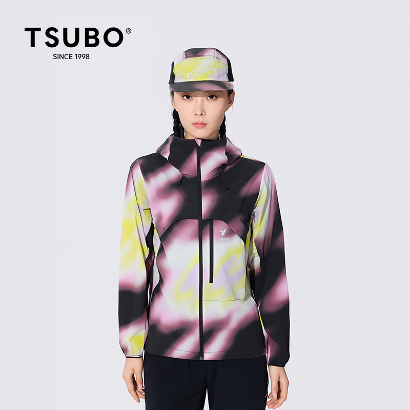 TSUBO户外休闲轻量跑步夹克女士图片