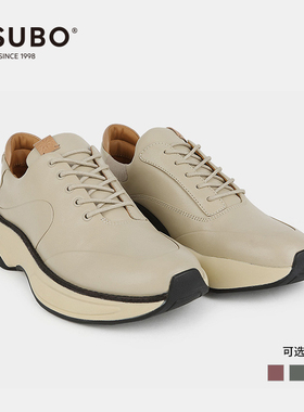 尺不TSUBO鞋 GT Semi-Veg系列 不对称帮面设计低帮商务时尚休闲鞋