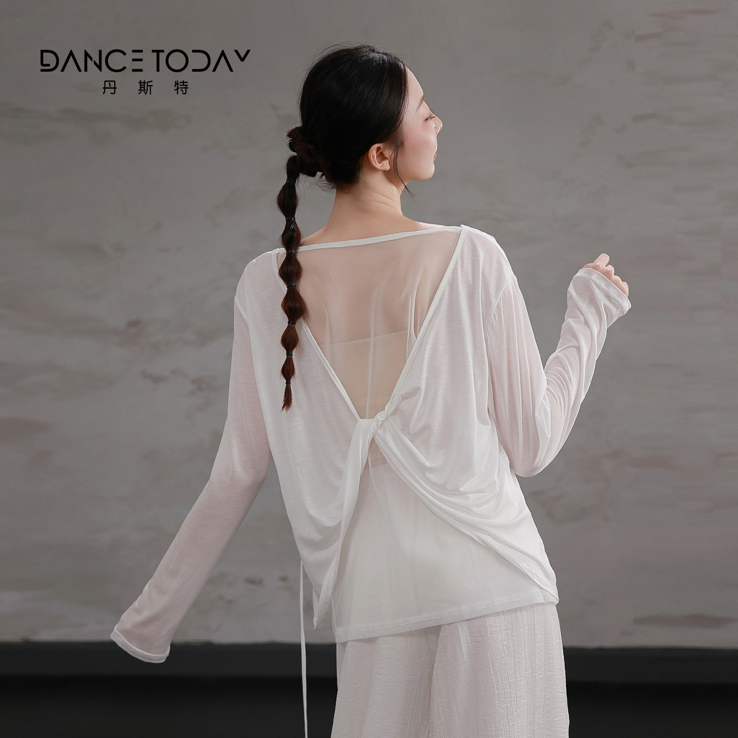 DanceToday露背现代舞绝美练功服图片