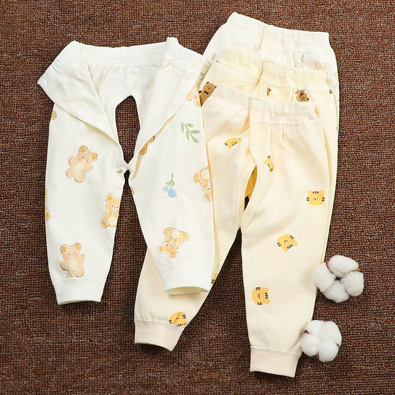 新生婴儿纯棉开裆裤男女宝宝秋裤a类小月龄幼儿调腰围打底裤子,童装/婴儿装/亲子装,打底裤,淘宝优惠券,粉丝福利购,淘宝优惠卷