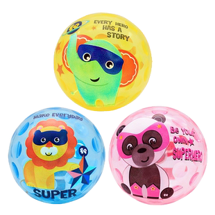 费雪夜光儿童弹力球发光球弹跳球婴儿球类玩具大号水晶闪光球