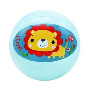 费雪皮球儿童婴儿无毒一岁宝宝玩的小皮球兰球儿童玩具1一3岁篮球