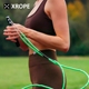 XROPE花样跳绳20厘米长柄ABS材质7mm硬珠节专业竞技花式 可调节