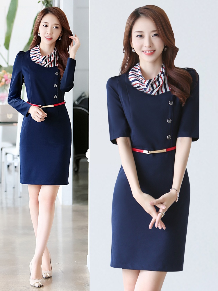 老师教师工作服女空姐制服案场客服服装幼儿园职业装