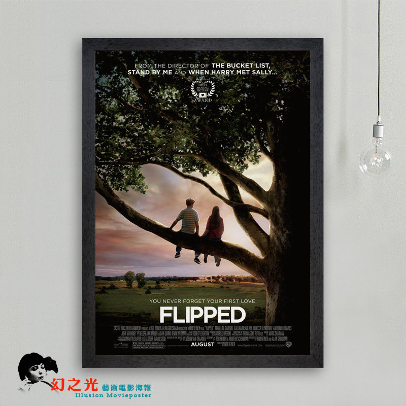 怦然心动2电影海报现代简约宜家风格咖啡客厅卧室有框