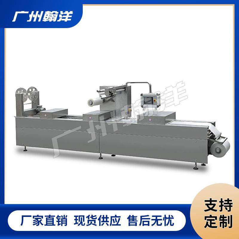 牛排牛肉拉伸膜真空包装机预制菜保鲜真空包装机可自动加料