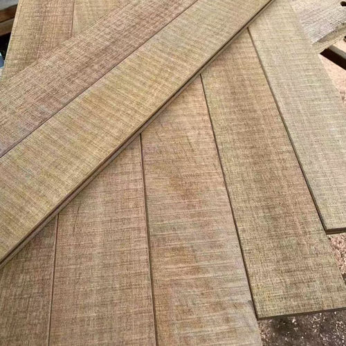 铁柚木锯齿纹实木地板二手翻新