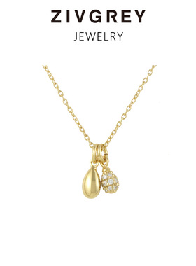 ab款水滴项链小众设计款