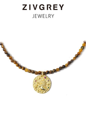 ZIVGREY美拉德虎眼石项链