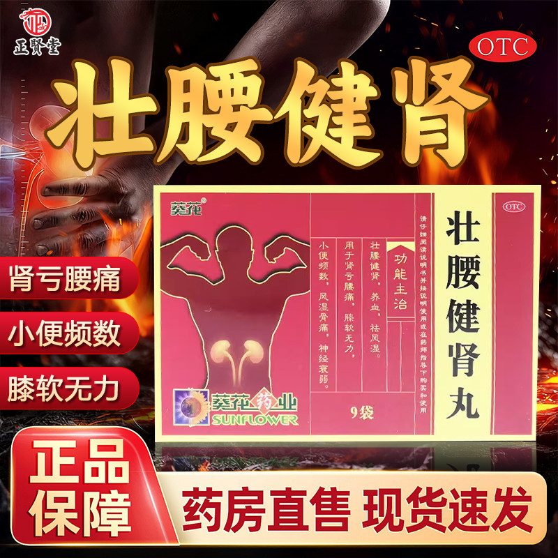 葵花壮腰健肾丸3.5g*9袋养血祛风湿肾亏腰痛膝软无力风湿骨痛正品,OTC药品/国际医药,健脾益肾,淘宝优惠券,粉丝福利购,淘宝优惠卷