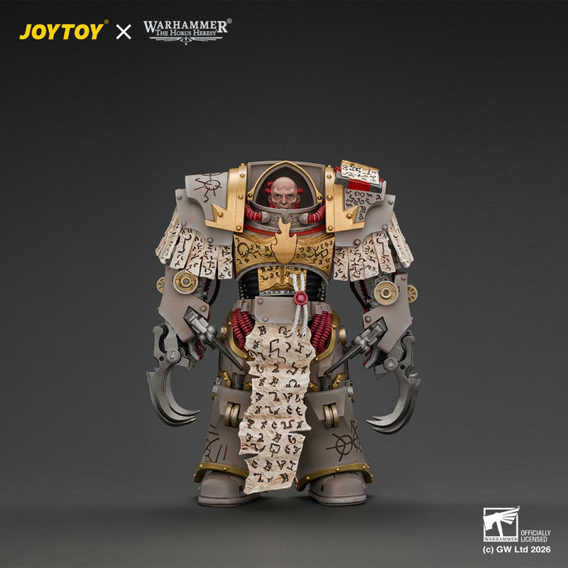 thumbnail for JOYTOY Dark Source Warhammer Horus Rebellion Whisperer Cole Fallon 1:18 Movable Soldier Replica Play