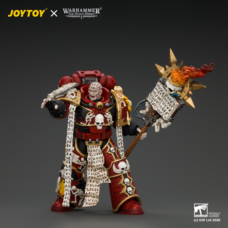 thumbnail for JOYTOY Dark Source Warhammer Horus Rebellion Whisperer Erivas & MKVI Tactical Sergeant 1:18 Soldier