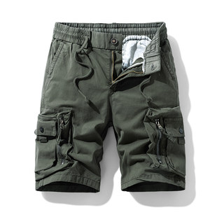 短裤 潮流舒适透气休闲弹力水洗棉工装 9A517 新款 2026夏季