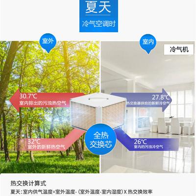 新款新风系统安装商用静音中央全热交换器PM2.5吊顶家包邮