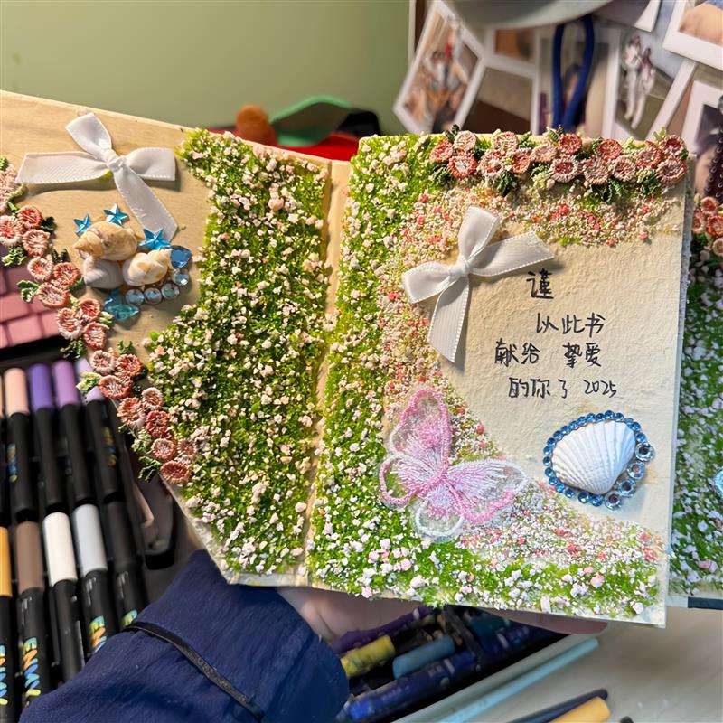 创意尼泊尔手工本diy材料包手账本自制生日礼物有纪念意义送厂家