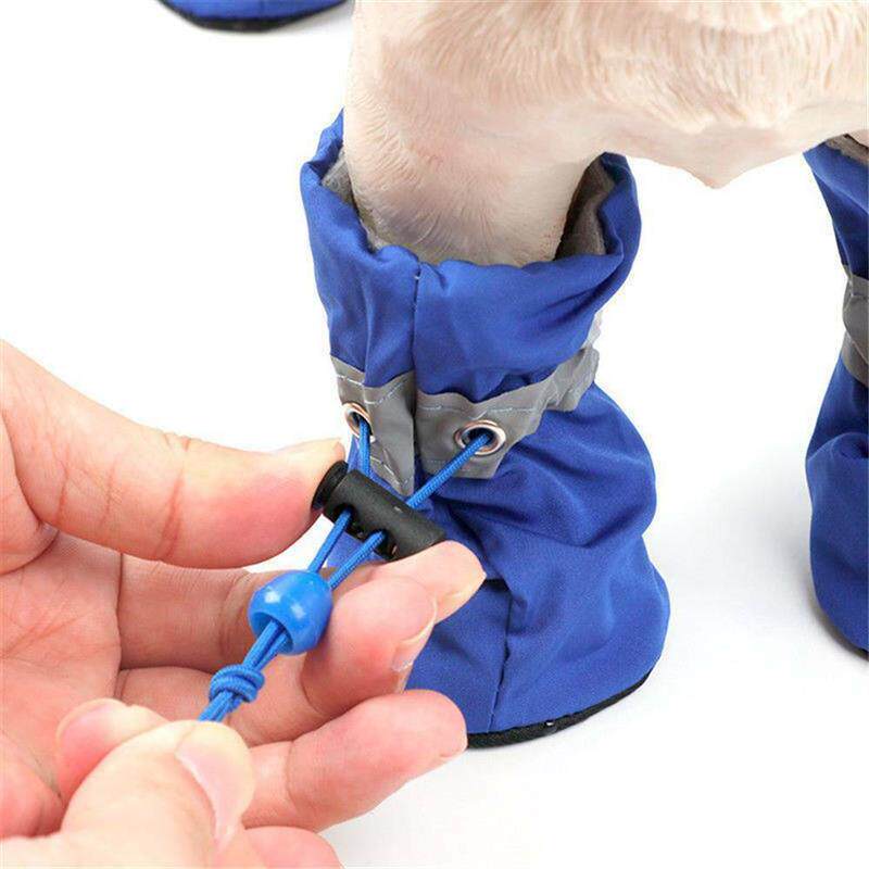 狗狗鞋子泰迪秋冬季中小型犬防滑不掉小狗外出宠物软底加绒狗厂家