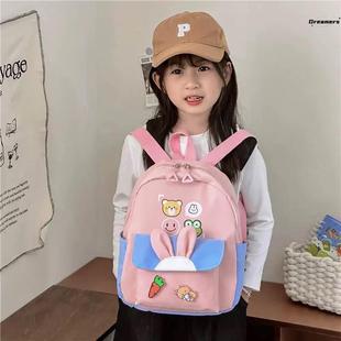 。女童春游双肩包儿童小背包女孩外出旅游出游可爱洋气游玩书包旅