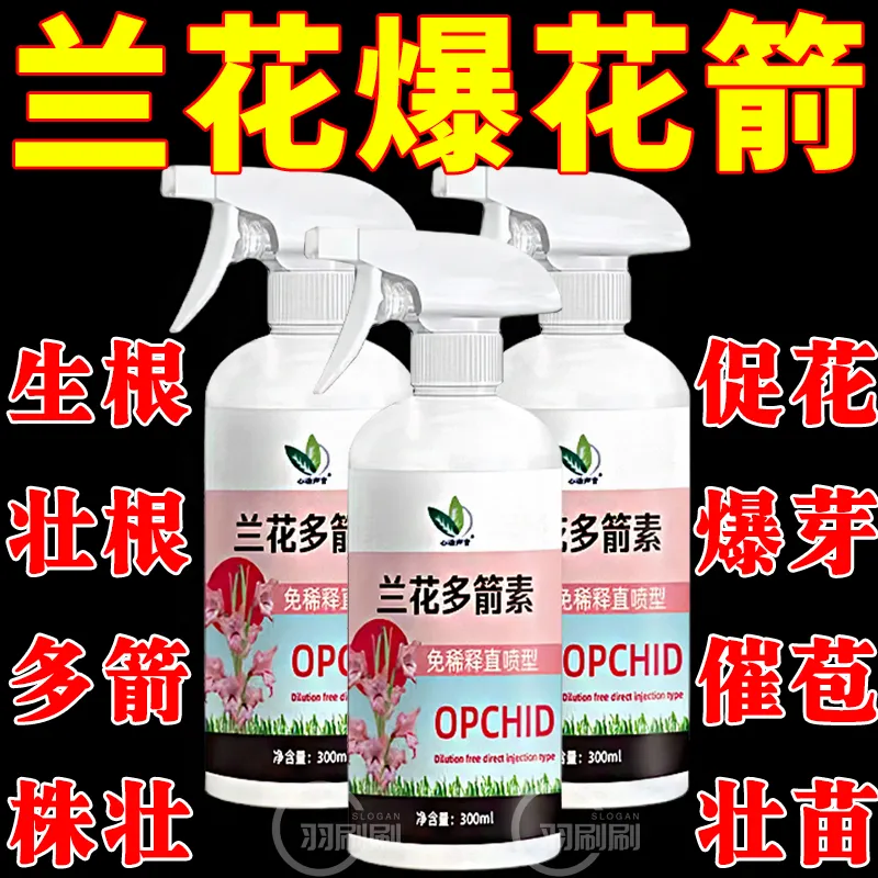 兰花多箭素专用营养液治黄叶爆芽