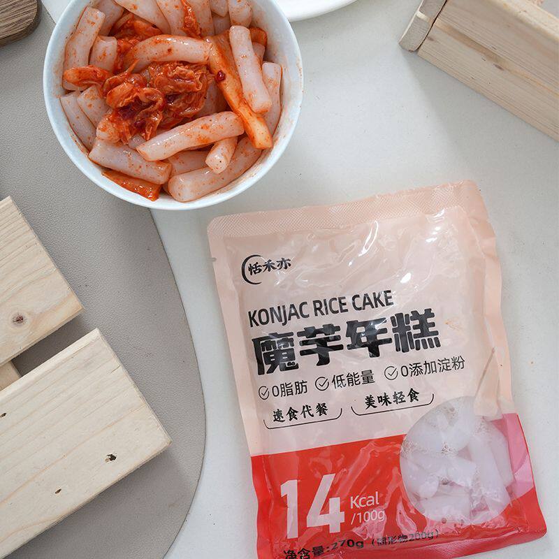 恬禾亦&middot;魔芋年糕 低卡零脂素食代餐不添加淀粉糖宝生酮素食270g