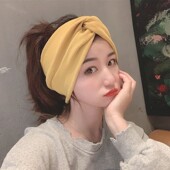 可爱月子帽护额头带产后春秋冬季 孕妇用品发带产妇防风头巾女 薄款