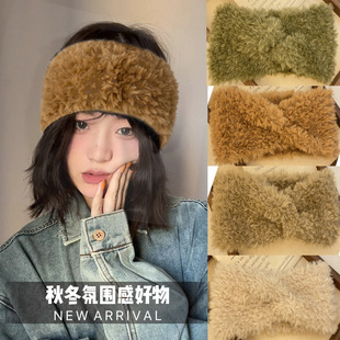 冬天护额头神器月子发带护额头偏头痛防风护脑门抹额宽边护耳头带