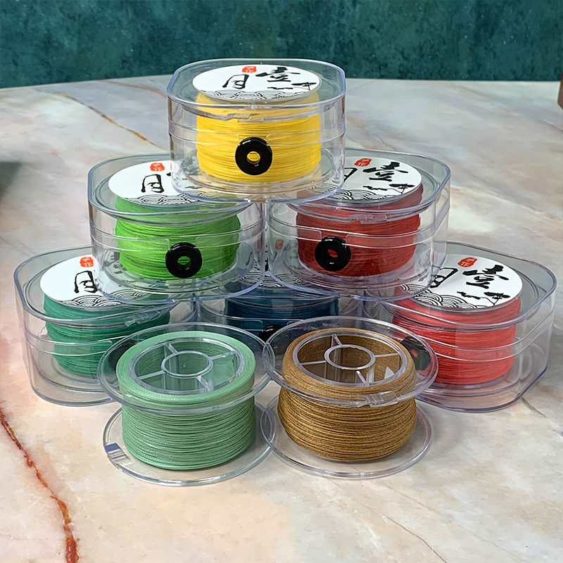 2股0.2mm极细编绳蜡线串珠线