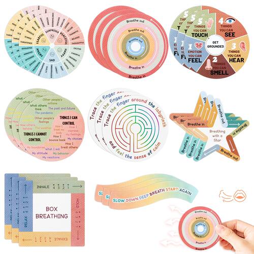 焦虑感官贴纸Calm strip texture sticker镇静条纹理贴纸平静贴纸